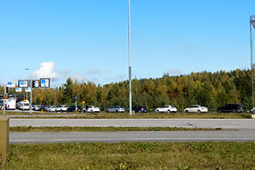 Пересекаем границу Финляндии на автомобиле