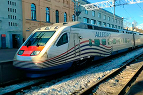Санкт-Петербург - Хельсинки, высокоскоростной поезд Аллегро