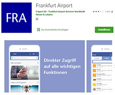 Мобильное приложение аэропорта Франкфурта-на-Майне