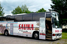Финский автобус-сауна на 16 человек