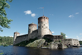Финский город Савонлинна и крепость Савонлинны